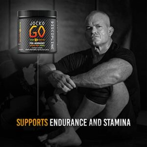 Origin Jocko Fuel Pre Workout Powder with L-Citrulline, Nootropic & Caffeine for Endurance & Stamina - Keto, Sugar Free Blend for Distance Running, Cycling, Jiu Jitsu - 30 Servings (Mango)