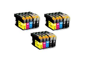 tonerstocks 15 pack replacement ink cartridge combo for brother lc203 xl lc203xl (6 black, 3 cyan, 3 magenta, 3 yellow) for mfc-j460dw mfc-j480dw mfc-j485dw mfc-j680dw mfc-j880dw mfc-j885dw