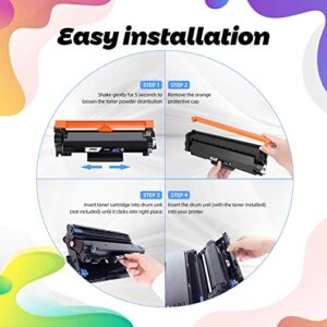 DSY360 Compatible Toner Cartridge Replacement for Brother TN760 TN-760 TN730 TN-730 to Use with Brother MFC-L2350DW MF-L2710DW MFC-L2750DW DCP-L2550D HL-L2370DW Printer (Black, 2-Pack)