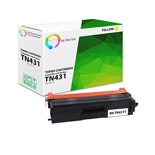 TCT Premium Compatible TN431 TN-431 TN431BK TN431C TN431M TN431Y Toner Cartridge Replacement for Brother HL-L8260CDW L8360CDW L8360CDWT, MFC-L8610CDW Printers (Black, Cyan, Magenta, Yellow) - 4 Pack