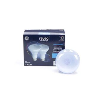 ge reveal 65-watt dimmable br30 light fixture 42741 incandescent light bulb (2-pack)