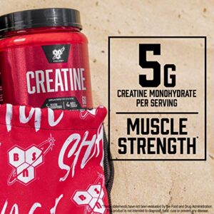 BSN Micronized Creatine Monohydrate Powder, Unflavored, 2 Months Supply-60 Servings