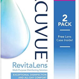 Accuvue RevitaLens Multi-Purpose Disinfecting Solution 12 oz (Pack of 2) - New Version