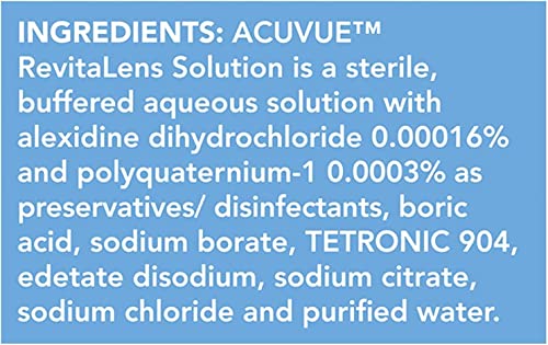 Accuvue RevitaLens Multi-Purpose Disinfecting Solution 12 oz (Pack of 2) - New Version