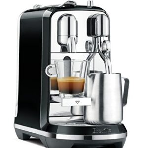 Breville Nespresso Creatista Single Serve Espresso Machine with Milk Auto Steam Wand, 1.5 liters, Black