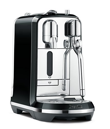 Breville Nespresso Creatista Single Serve Espresso Machine with Milk Auto Steam Wand, 1.5 liters, Black