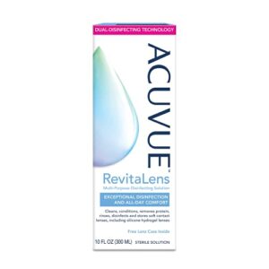 ACUVUE® RevitaLens Multi-Purpose Disinfecting Solution, 10 oz. (Pack of 4)