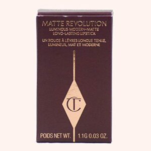 CHARLOTTE TILBURY Matte Revolution Luminous Modern-Matte Long-Lasting Lipstick Mini Travel Size Charm - Walk Of No Shame