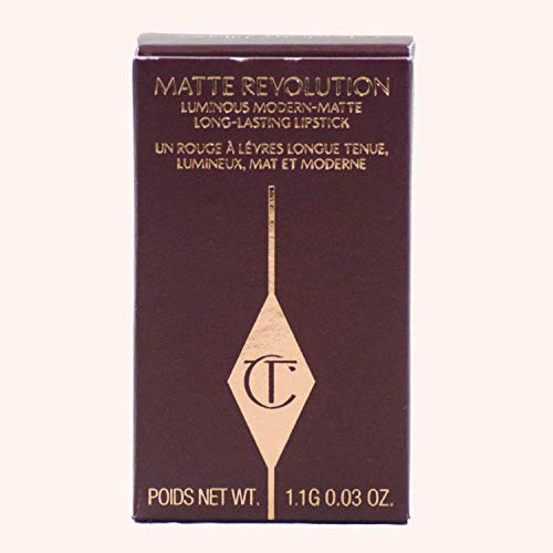 CHARLOTTE TILBURY Matte Revolution Luminous Modern-Matte Long-Lasting Lipstick Mini Travel Size Charm - Walk Of No Shame