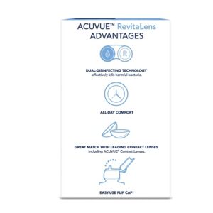 ACUVUE® RevitaLens Multi-Purpose Disinfecting Solution, 4 oz. (Pack of 4)