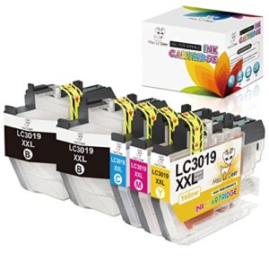 miss deer lc3019 xxl compatible ink cartridge replacement for brother lc3019 lc3017 xxl lc3017 work with brother mfc-j5330dw mfc-j6730dw mfc-j6930dw mfc-j6530dw mfc-j5335dw(2bk/c/m/y)
