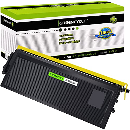 greencycle 1 PK TN430 TN460 Black Laser Toner Cartridge High Yield Compatible for Brother HL1440