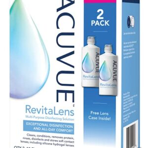 ACUVUE RevitaLens Multi-Purpose Disinfecting Solution, 2 x 10 oz. Twin Pack