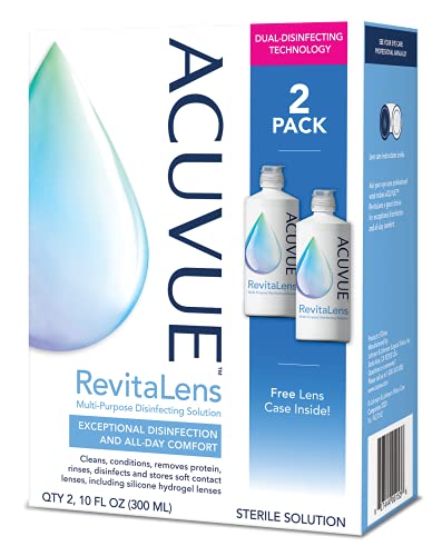 ACUVUE RevitaLens Multi-Purpose Disinfecting Solution, 2 x 10 oz. Twin Pack