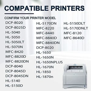 Van Enterprises 1 Pack Black TN540 TN-540 Compatible Toner Cartridge Replacement for Brother DCP-8020 8040 HL-5040 5050 1650NPLUS 1670N 1850 1870n 5150DLT MFC-8420 8820D Printer Ink Cartridge