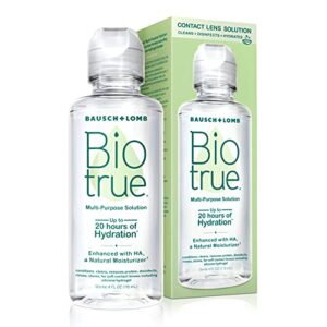 biotrue contact lens solution for soft contact lenses, multi-purpose, 4oz