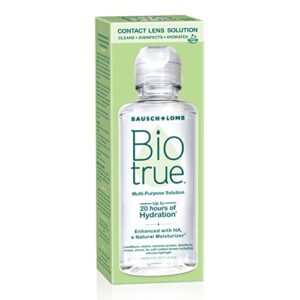 BioTrue Contact Lens Solution for Soft Contact Lenses, Multi-Purpose, 4oz