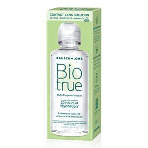 BioTrue Contact Lens Solution for Soft Contact Lenses, Multi-Purpose, 4oz