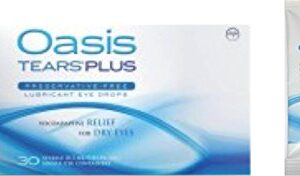 35 Vials Oasis TEARS PLUS Preservative-Free Lubricant Eye Drops (1 box of 30 vials and one 5 vial packet)