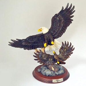 bradford exchange soaring majesty eagle sculpture noble guardians