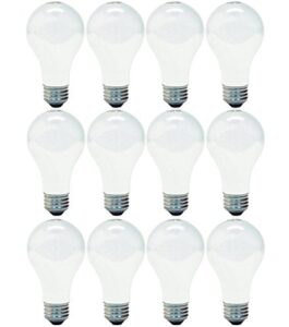 ge lighting 63005 light bulb, halogen 12 count (pack of 1), soft white