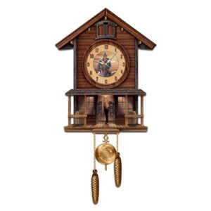 the bradford exchange john wayne: american icon collectible cuckoo clock