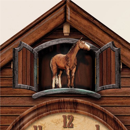 The Bradford Exchange John Wayne: American Icon Collectible Cuckoo Clock