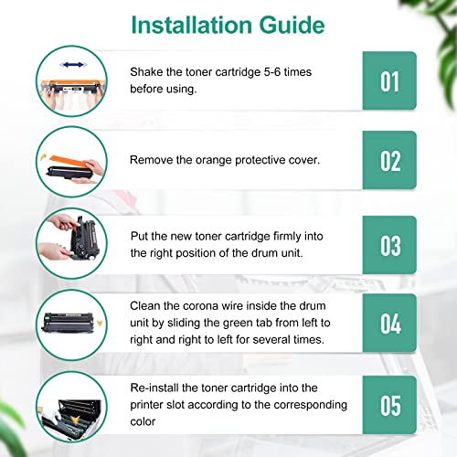 JMLCOLORS Compatible Brother TN760 Toner Replacement for High Yield TN-760 TN-730 TN760 TN730 Cartridges Work for DCP-L2550DW MFC-L2710DW HL-L2390DW HL-L2370DE MFC-L2750DW MFC-L2730DW Printer (2-Pack)