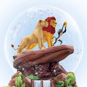 Disney Bradford Exchange Lion King Musical Glitter Globe - Simba Nala Rafiki