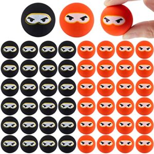 chivao ninja bouncing balls, bouncing ninja toy game, party favors bounce balls, 1.26 inch bouncy balls for valentine’s day birthday party school outdoor activities (20 pcs)