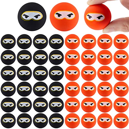 Chivao Ninja Bouncing Balls, Bouncing Ninja Toy Game, Party Favors Bounce Balls, 1.26 Inch Bouncy Balls for Valentine's Day Birthday Party School Outdoor Activities (20 Pcs)