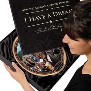 The Bradford Exchange I Have A Dream: Rev. Dr. Martin Luther King Jr. Heirloom Porcelain Collector Plate
