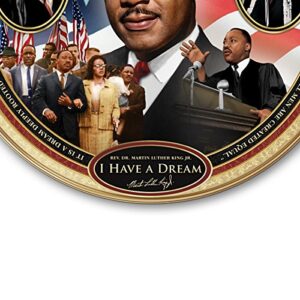 The Bradford Exchange I Have A Dream: Rev. Dr. Martin Luther King Jr. Heirloom Porcelain Collector Plate