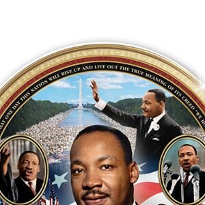 The Bradford Exchange I Have A Dream: Rev. Dr. Martin Luther King Jr. Heirloom Porcelain Collector Plate