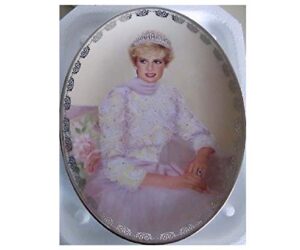 1998 bradford exchange porcelain plate — princess diana — plate #5 “princess to the world” — diana: queen of our hearts collection