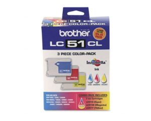 brother intellifax 2480c 3-color ink combo pack (oem) 400 pages ea.