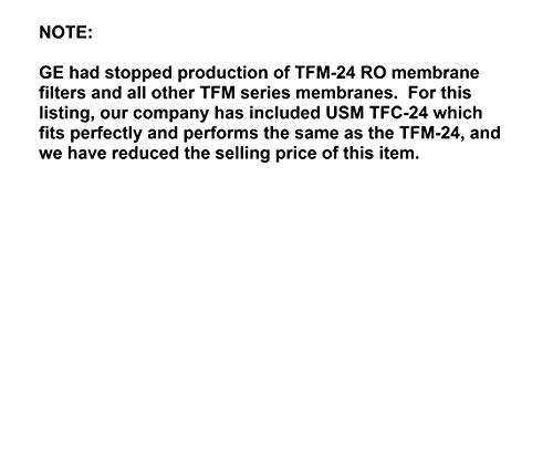 Genuine GE FX12P and GE TFM-24 or FX12M Replacement Filter Combo Pack for GE Model GXRM10RBL Reverse Osmosis RO Water System with Retail Box