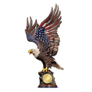 the bradford exchange we will never forget: patriotic eagle sculpture commemorating 9/11/2001