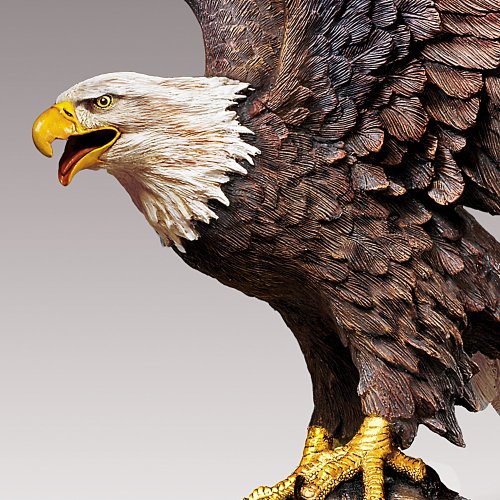 The Bradford Exchange We Will Never Forget: Patriotic Eagle Sculpture Commemorating 9/11/2001