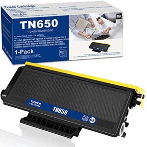 Compatible (1-PK,Black) TN650 TN-650 High Yield Toner Cartridge Replacement for Brother 5280DW HL-5350DN 5240/DNLT 5270DN 5250DN/DNT 5380DN 5370DW/DWT MFC- 8370 8460N Printer, Sold by NEODAYNET.