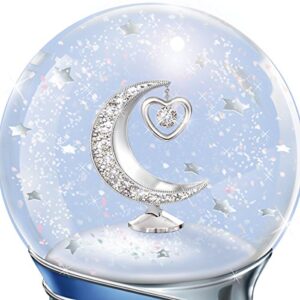 My Daughter-in-Law, I Love You to The Moon and Back Musical Glitter Globe