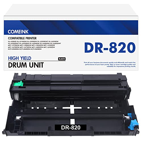 DR820 DR-820 DR 820 Drum: Compatible 1Pack TN850 Drum Replacement for Brother MFC-L5850DW MFC-L5900DW HL-L6200DW MFC-L6700DW MFC-L5800DW HLL6200DW HL-L5200DW L5200DWT HL-L5100DN Printer