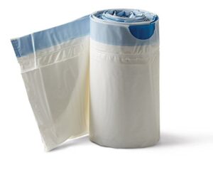 medline commode liners with absorbent pad case of 72