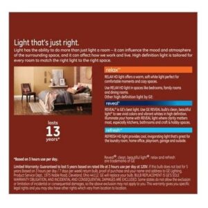 GE Relax 75-Watt EQ A19 Soft White Dimmable LED Light Bulb (2-Pack)