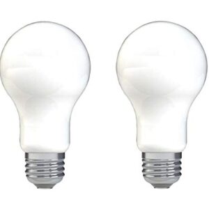 GE Relax 75-Watt EQ A19 Soft White Dimmable LED Light Bulb (2-Pack)