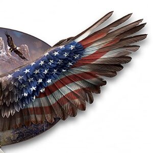 The Bradford Exchange Ted Blaylock Wings of Freedom Fully-Dimensional Patriotic Eagle Wall Decor