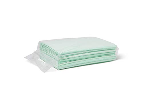 Medline Heavy Absorbency 30 x 36 Quilted Fluff and Polymer Disposable Underpads, 75 Per Case, Great for Protecting Beds, Furniture, Surfaces