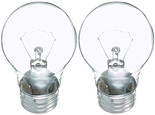 GE wef, (4-Pack) Appliance Clear Light 40w, A15 Bulb Type, Medium Base, 415 Lumens, Soft White, 4 Pack, 4 Count (Pack of 1), 15206