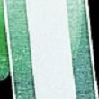 Bradford Exchange Jade Green and White Striped Organdy Margaritte Craft Ribbon 1" x 60 Yards