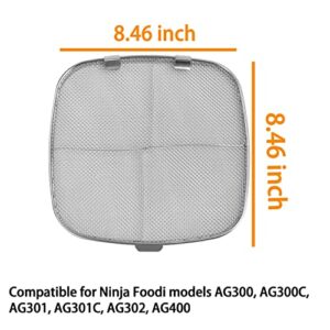 Replacement Splatter Shield for Ninja Foodi AG301,Accessories for Ninja Foodi 5-in-1 Indoor Grill, Stainless Steel Fine Mesh Splatter Screen for Ninja Foodi AG300, AG300C,AG301C, AG302, AG400